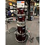 Used Rockwood Used Rockwood 5 piece Drum Set Wine Red Drum Kit Wine Red