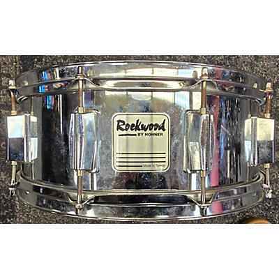 Used Rockwood By Hofner 14X5  Chrome Snare Drum Chrome