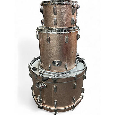 Used Rodgers 3 Piece 60s Shell Pack Pink Champange Drum Kit