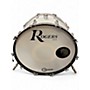 Used Rodgers 3 Piece Big R  White Drum Kit White