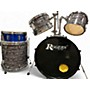 Used Rodgers 4 Piece Drum Kit Black Onyx Drum Kit Black Onyx