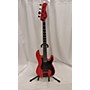 Used Used Roger PB Red Electric Bass Guitar Red
