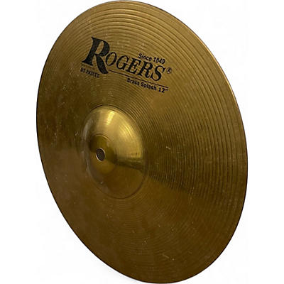 Used Rogers 12in BRASS SPLASH Cymbal