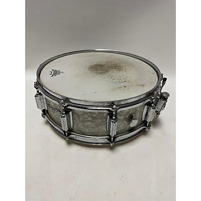 Rogers Used Rogers 14X5  Dyna-sonic Drum White Pearl