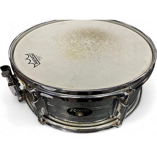 Used Rogers 14X6 snare Silver Drum Silver 212