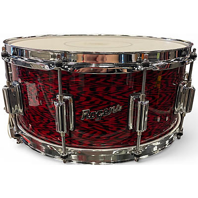 Used Rogers 14X6.5 DYNA-SONIC SNARE RED ONYX Drum