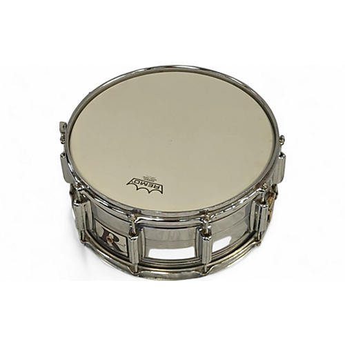 Used Rogers 14X6.5 DYNASONIC SNARE Chrome Drum Chrome 213