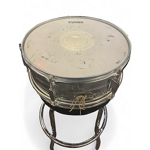 Used Rogers 14in SNARE SILVER Drum SILVER 33