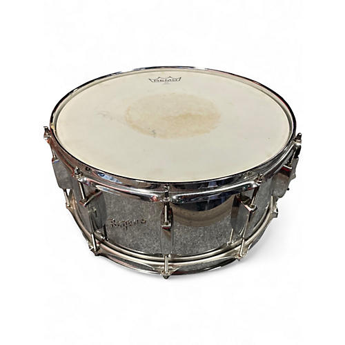 Used Rogers 14in Snare Silver Drum Silver 33