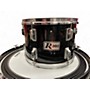 Used Rogers 3 Piece 3 Piece Drum Kit Black Drum Kit Black