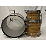 Used Rogers Used Rogers 3 piece 1969 Drum Set Natural Drum Kit Natural