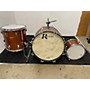 Used Rogers Used Rogers 3 piece Holiday Mahogany Drum Kit Mahogany