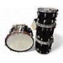 Used Rogers 4 Piece 70’s Black and Gold Drum Kit Black and Gold