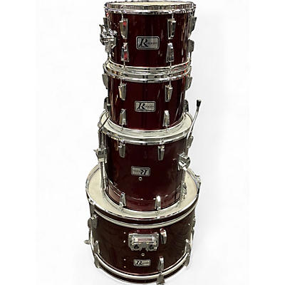 Used Rogers 4 Piece R380 Burgundy Drum Kit