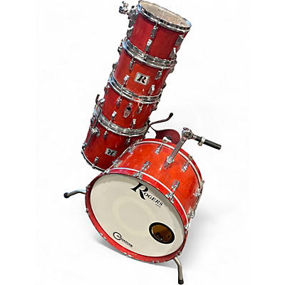 Used Rogers 5 Piece LONDONER V MOJAVE RED Drum Kit