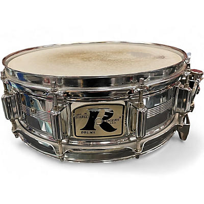 Used Rogers 5.5X14 "BIG R" DYNASONIC SNARE STEEL Drum