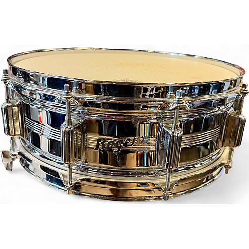 Used Rogers 5X14 Dyna-Sonic Custom Built Chrome Drum Chrome 8