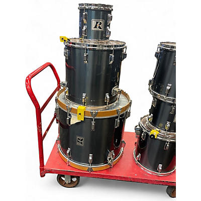 Used Rogers 6 Piece 6 Piece  Steel Blue Drum Kit