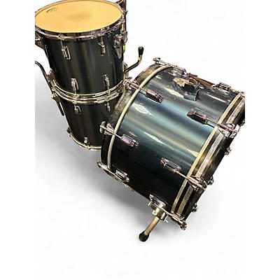 Used Rogers 6 Piece Big R Pewter Drum Kit
