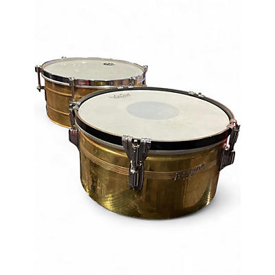 Used Rogers Brass Timbales Timbales