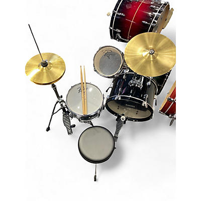 Used Rogue 3 Piece 3 piece  Black Drum Kit