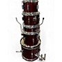 Used Rogue 5 Piece Beginner Red Drum Kit Red