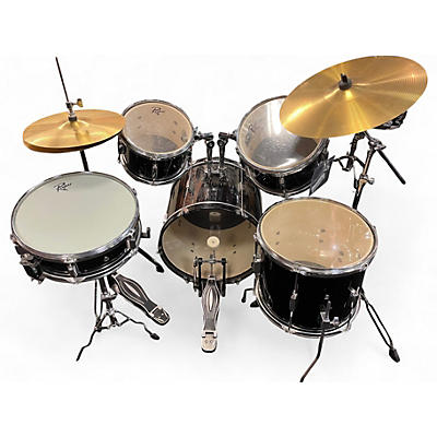Used Rogue 5 Piece JUNIOR KICKER 5 PIECE BLACK Drum Kit