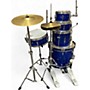 Used Rogue 5 Piece Junior Kicker Blue Drum Kit Blue
