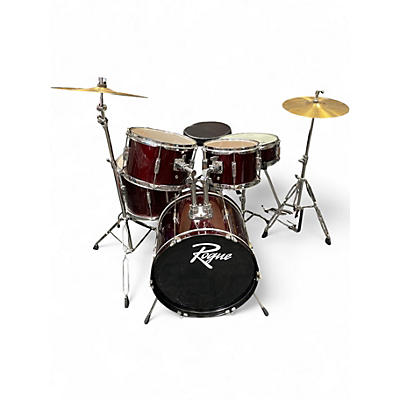 Used Rogue 5 Piece Kicker Red Drum Kit