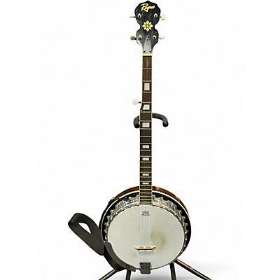 Used Rogue B30 Deluxe Brown Banjo