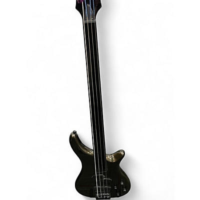 Used Rogue FRETLESS LX200BF Black Electric Bass Guitar