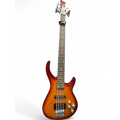 Used Rogue LX-405 Series III 2 Color Sunburst Electric Bass Guitar