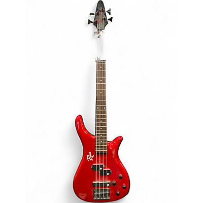 Used Rogue LX200B Series II Candy Apple Red Electric Bass Guitar