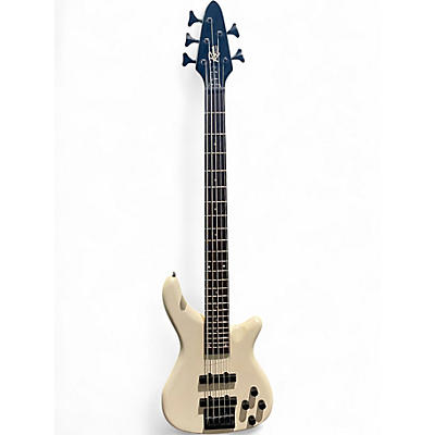 Used Rogue LX200B Series III Alpine White Electric Bass Guitar