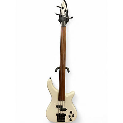 Used Rogue LX200B Series III Arctic White Electric Bass Guitar