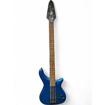Used Rogue LX200B Series III Blue Electric Bass Guitar