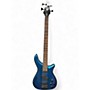 Used Rogue LX200B Series III Blue Electric Bass Guitar Blue