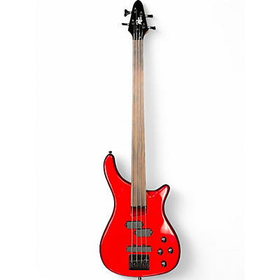 Used Rogue LX200B Series III Candy Apple Red Electric Bass Guitar