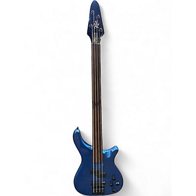 Used Rogue LX200B Series III Glitter Blue Electric Bass Guitar