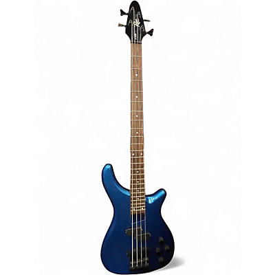 Used Rogue LX200B Series III Metallic Blue Electric Bass Guitar