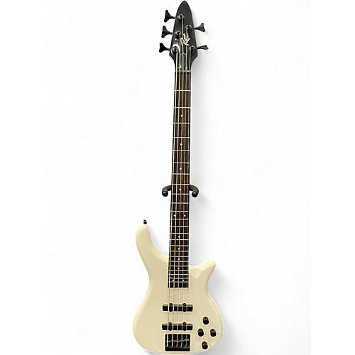 Used Rogue LX200B Series III WHITE Electric Bass Guitar WHITE