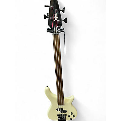 Used Rogue LX200BF Series III Cream Electric Bass Guitar