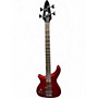 Used Rogue LX200BL Series III Candy Apple Red Electric Bass Guitar Candy Apple Red