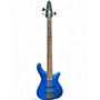 Used Rogue LX205B Metallic Blue Electric Bass Guitar Metallic Blue