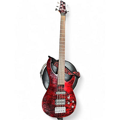 Rogue Used Rogue LX205B Red Electric Bass Guitar