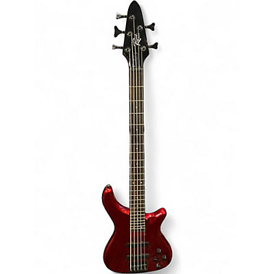 Used Rogue LX205B Red Electric Bass Guitar