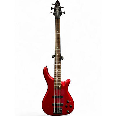 Used Rogue LX205B SERIES III Chrome Red Electric Bass Guitar