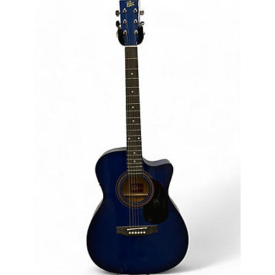 Used Rogue RA-090 Dreadnought BLUE Acoustic Guitar