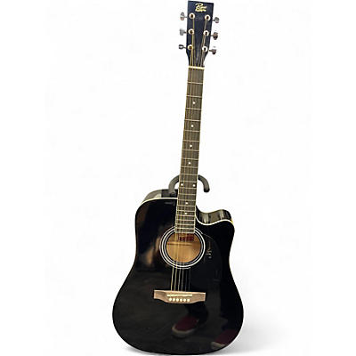 Used Rogue RA-110D Black Acoustic Electric Guitar