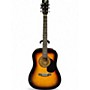 Used Rogue RA090 2 Tone Sunburst Acoustic Guitar 2 Tone Sunburst